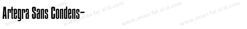 Artegra Sans Condens字体转换